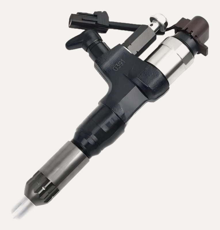 095000-5963 common rail fuel injector (OEM 23670-E0300) — view 4