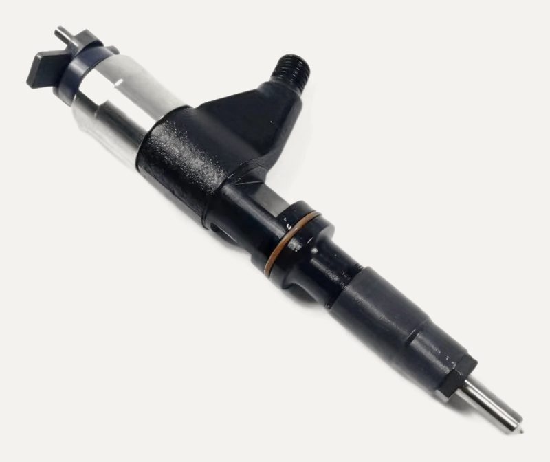 095000-8550 common rail fuel injector (OEM RE539818) — view 2